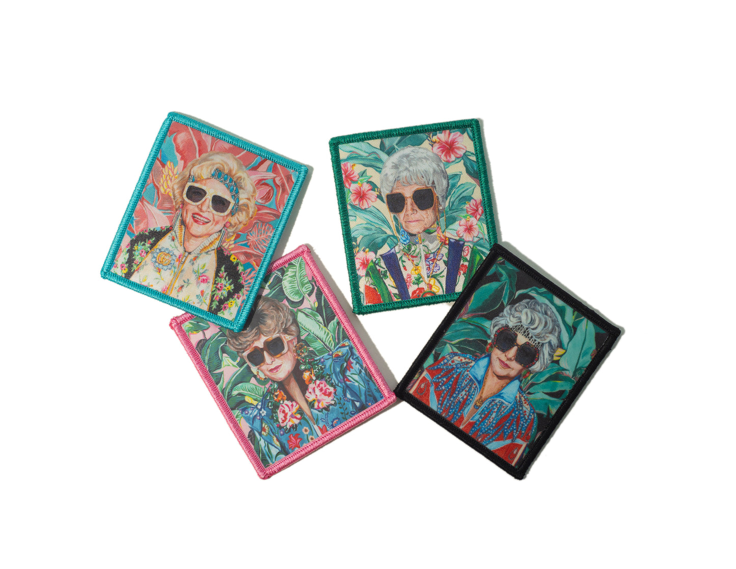 Rose Iron On Patch - Golden Girls Patch for Jacket and Hat