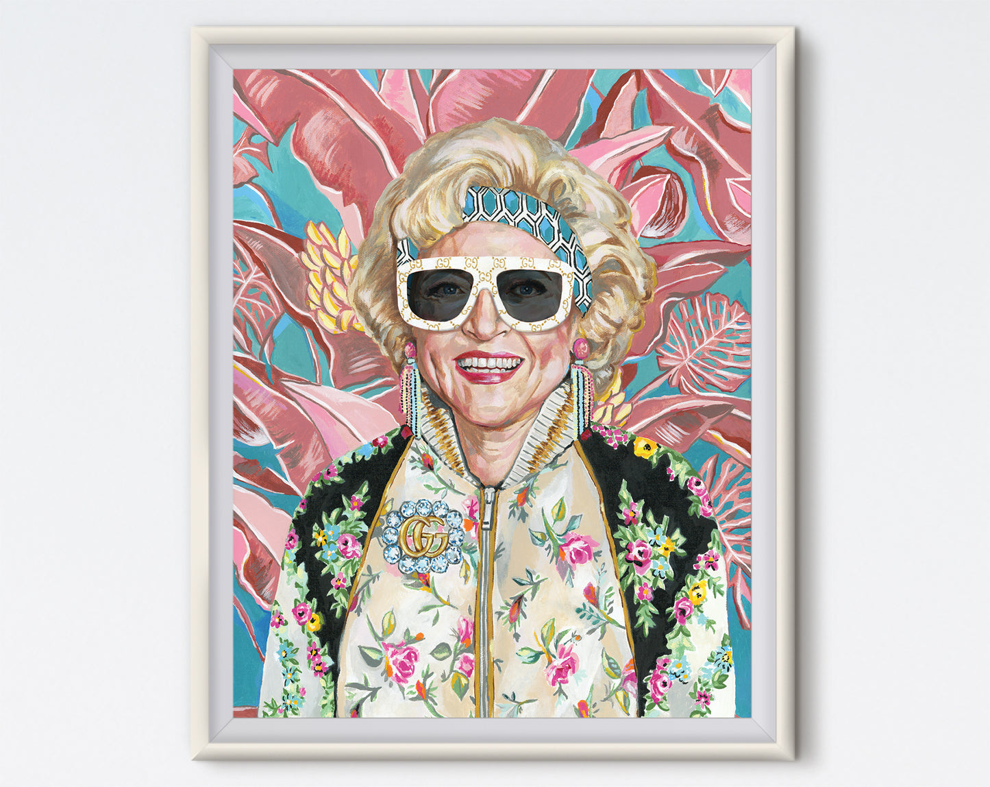 Rose with Sunglasses